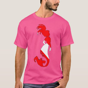 Mermaid Scuba Diving Flag Scuba Diving Flag T-Shirt