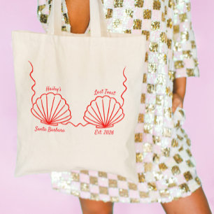 Mermaid Seashell Last Toast Bachelorette Tragetasche