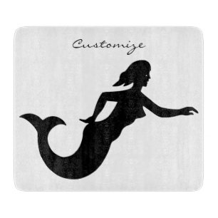 Mermaid Silhouette Thunder_Cove Schneidebrett