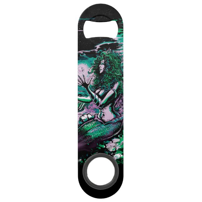 Mermaid Siren Atlantis Pearl Speed Flaschenöffner (Vorderseite)
