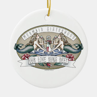 Mermaid Sisterhood - Submarine-Themendekoration Keramik Ornament