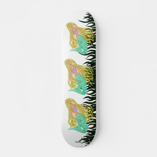 Mermaid Skateboard (Vorne)