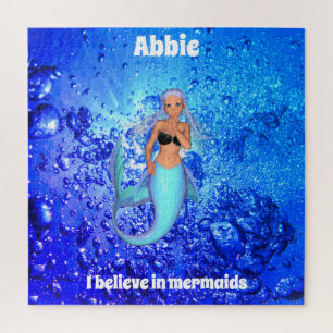 Mermaid sous le puzzle de l'eau