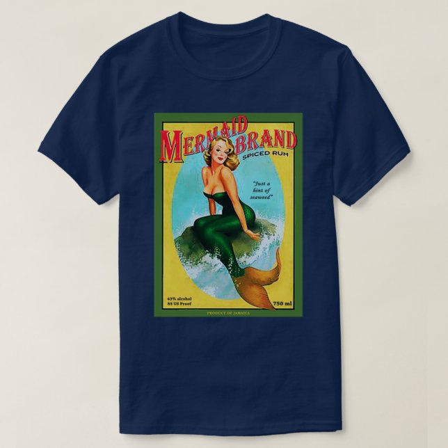 Mermaid Spiced Rum T-Shirt (Design vorne)