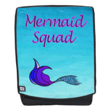 Mermaid Squad Lila Mermaid-Schwanz-Rucksack