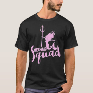 Mermaid Squad Mermaid Team Gegenwart Kostümafrikan T-Shirt