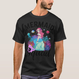 Mermaid Squad Niedlich Family Matching Set Summer T-Shirt