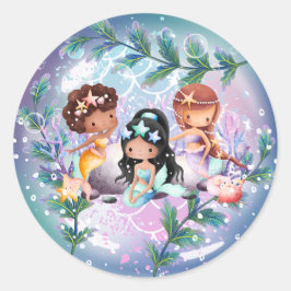 Mermaid Sticker Geburtstagspartei Geschenk