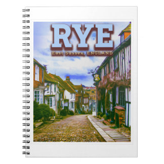 MERMAID STREET - RYE - OSTSUSSEX ENGLAND Vereinigt Notizblock