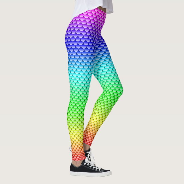 Mermaid Style ~ Vollspektrum Leggings (Rechts)