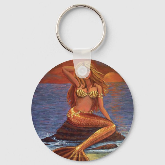 Mermaid Sunset Schlüsselanhänger (Vorderseite)