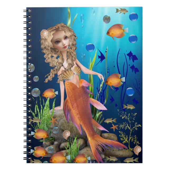 Mermaid Tales Notebook Notizblock (Vorderseite)