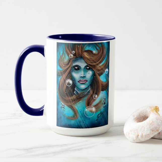 Mermaid Tasse (Mit Donut)