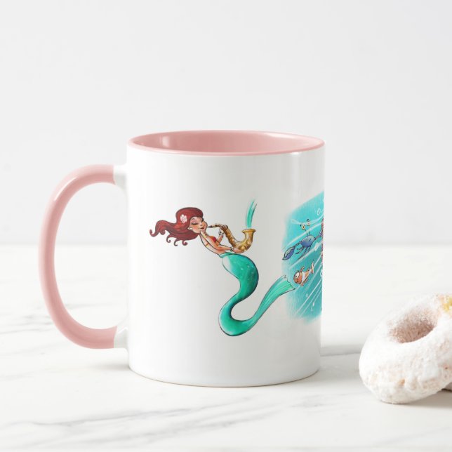 Mermaid Tasse #2 (Mit Donut)