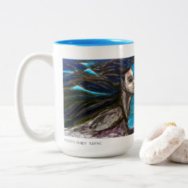 Mermaid-Tasse Zweifarbige Tasse