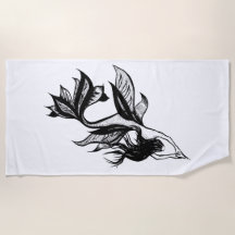 Mermaid Tattoo Style Stipple Schattierter Tinte Ge