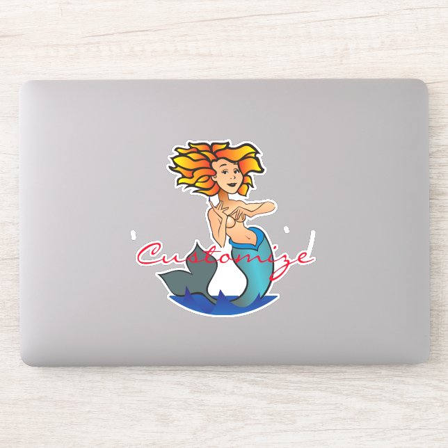 Mermaid Thunder_Cove Aufkleber (Computer)