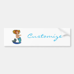 Mermaid Thunder_Cove Autoaufkleber