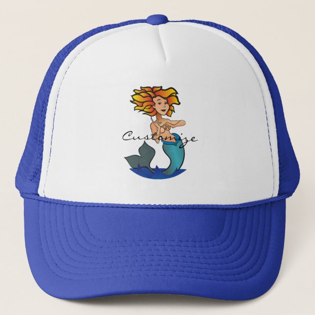 Mermaid Thunder_Cove Truckerkappe (Vorderseite)