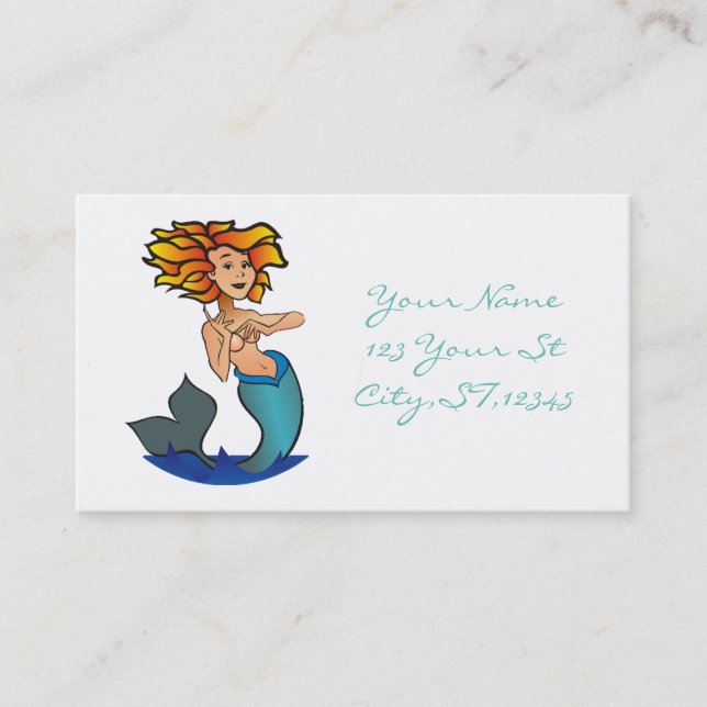 Mermaid Thunder_Cove Visitenkarte (Vorderseite)