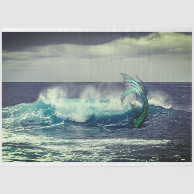 Mermaid Tissue Paper Seidenpapier (Vorderseite)