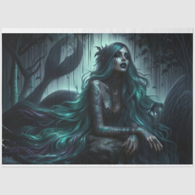 Mermaid Tissue Paper Seidenpapier (Vorderseite)