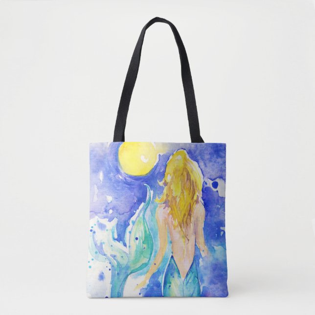 Mermaid Tote Bag Tasche (Vorderseite)