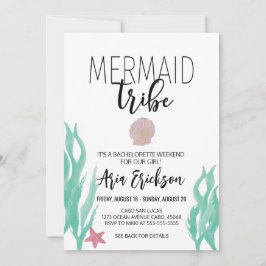 Mermaid Tribe Bachelorette Einladung