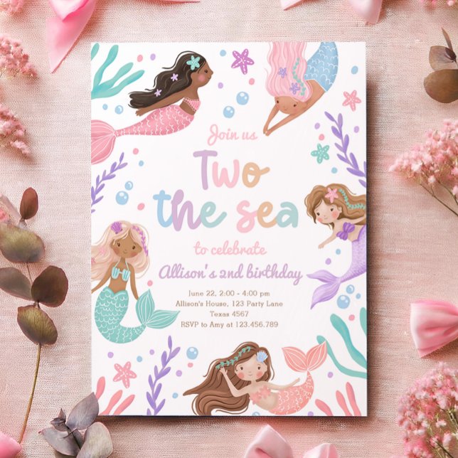 Mermaid Two the Sea Girl 2. Einladung (Von Creator hochgeladen)