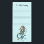 Mermaid und Baby Magnetic Notepad Fantasy Art Magnetischer Notizblock<br><div class="desc">Ein magnetisches Notizblock mit meiner "Liebe Eternal" Abbildung. ©Molly Harrison Art www.mollyharrisonart.com</div>