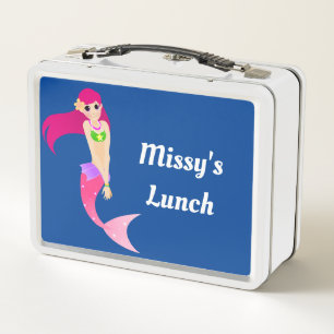Mermaid und Friends Metal Lunchbox