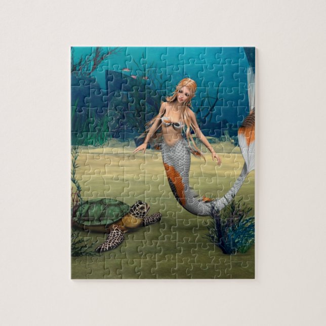 Mermaid und Turtle (Vertikal)