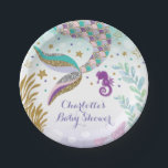 Mermaid Under Sea Pool Party Geburtstagskind Pappteller<br><div class="desc">Whimsical Mermaid / Unter dem Meerespapier Platten Matching Artikel in unserem Geschäft verfügbar!</div>