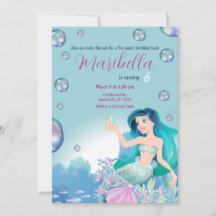 Mermaid Under The Sea Birthday Party