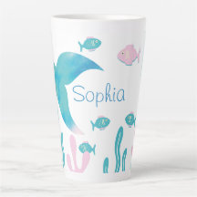 Mermaid Under the Sea Pastel Pink Blue 