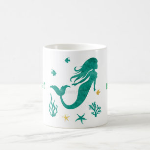Mermaid Vibes Aquamarin Kaffeetasse