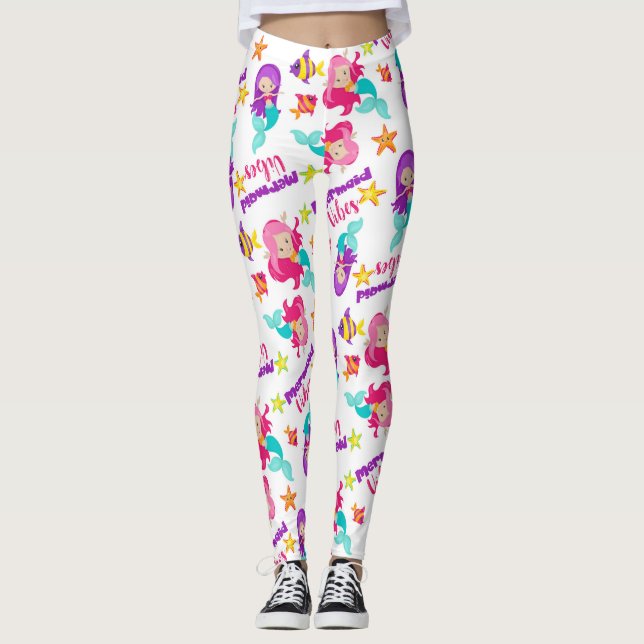 Mermaid Vibes Leggings (Vorderseite)