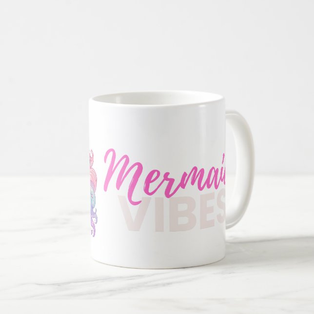 Mermaid Vibes Tasse (VorderseiteRechts)