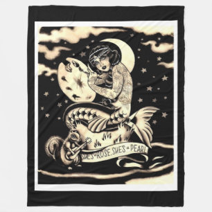 Mermaid Vlies-Decke Fleecedecke