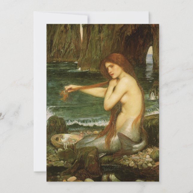 Mermaid von John William Waterhouse (Vorderseite)