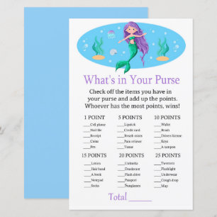 Mermaid Was ist in Ihrem Handtaschenspiel Babydusc