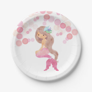 Mermaid Watercolor Party Teller