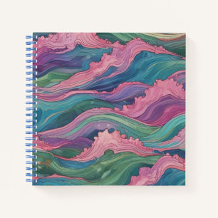 Mermaid Waves Notizbuch