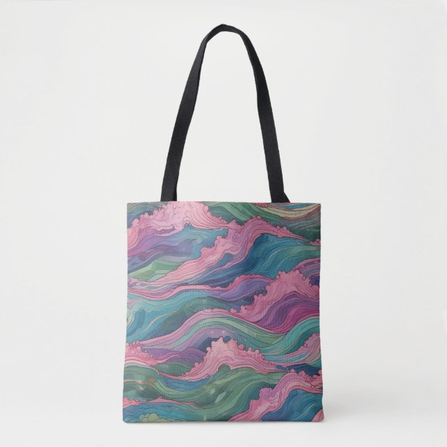 Mermaid Waves Tasche (Vorderseite)