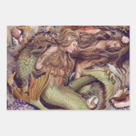 Mermaid Wrapping Paper Set Geschenkpapier Set
