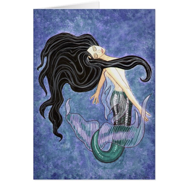 Mermaiden leere Karte (Vorne)