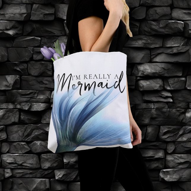#MermaidLife Im Wirklich eine Meerjungfrau | Blue  Tasche (Von Creator hochgeladen)