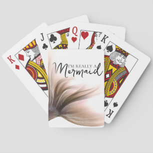 #MermaidLife Im Wirklich eine Meerjungfrau   Rose  Spielkarten