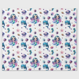 Mermaid's Adventure! Geschenkpapier