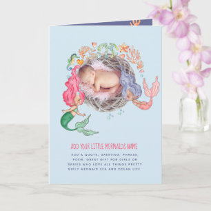 Mermaids BUDGET FOTO Einladung Ankündigung